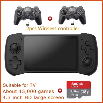 Kaufen GP430 Retro Handheld-Spiel-Spieler Raspberry Pi CM3 HDMI Heraus Retropie Video Spiel Konsolen Mit 15000 + Spiele Für PS1/N64/NDS