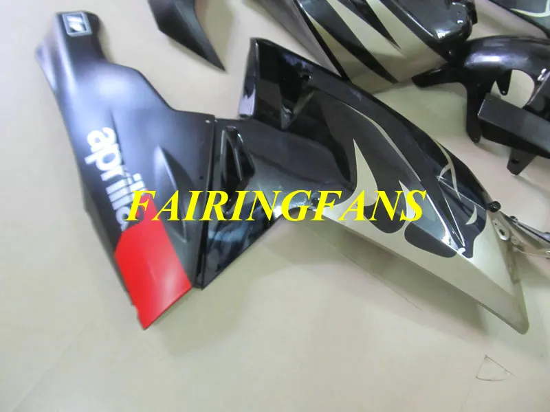 Литья под давлением обтекатель тела комплект для Aprilia RS125 06 07 08 09 10 11 RS 125 2006 2011 Черный Серебряный Обтекатели Кузов+ подарки AP11