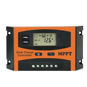

30A/40A/50A/60A Solar MPPT Controller Battery Pack Solar Panels Charger 12V / 24V Identification MPPT Solar Controller