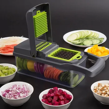 

1Set Stainless Steel Vegetable Cutter Kitchen Accessories Fruit Cutter Potato Grater Peeler Carrot Cheese Vegetable Slicer