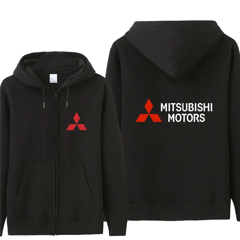 Модные толстовки Mitsubishi мужские осенние пальто флисовый пуловер унисекс Мужские толстовки Mitsubishi