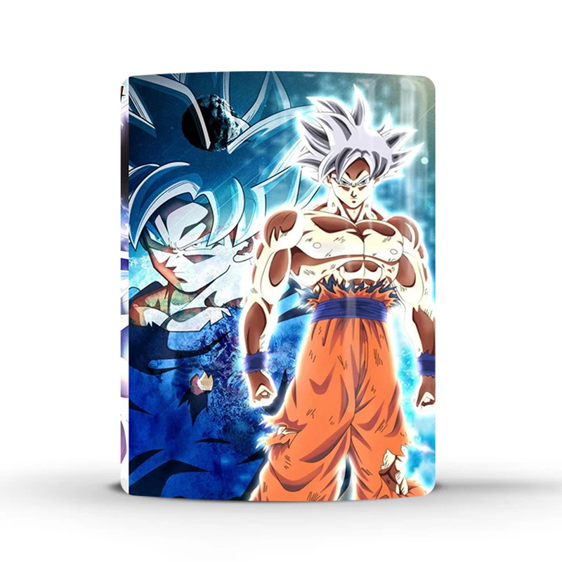 350 мл Новая креативная мультяшная меняющая цвет кружка Dragon Ball Z Супер Saiyan черный красный синий волосы Goku Vegata кружка кофе чай чашка молока