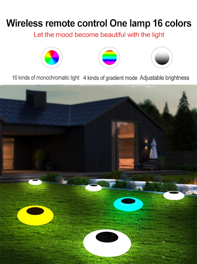 underwater disco light 16 Colors Solar Swimming Pool Lights IP68 Waterproof Glowing Float Outdoor Lighting Party Decoration Pond Garden Lamp Ball best underwater boat lights