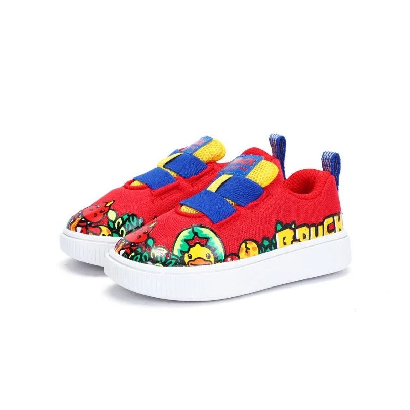 

B. Duck Small Yellow Duck CHILDREN'S Shoes Spring And Autumn Small CHILDREN'S Cartoon Printed Slip-on BOY'S Baby Shoes