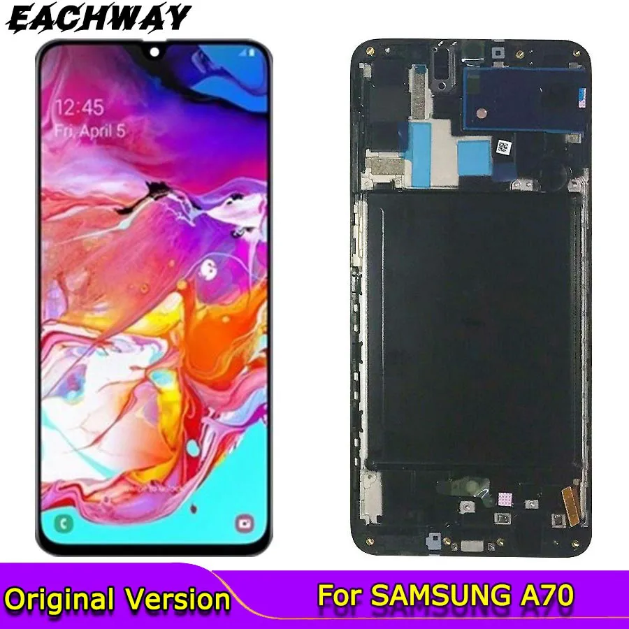 Дисплей для SAMSUNG Galaxy A70 A705 сенсорный экран дигитайзер в сборе 2019 A705F ЖК-дисплей |