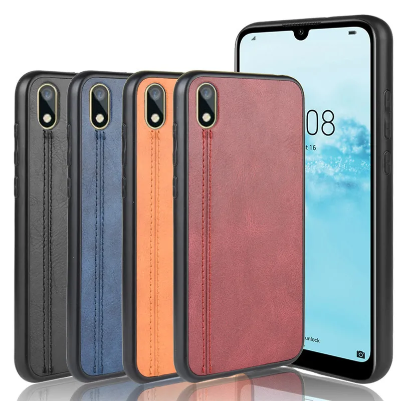 

Protective Fitted PU Leather Back Cover Case for HUAWEI Y5 2019 Phone Bags Cases for Huawei Y5 2018 Shell