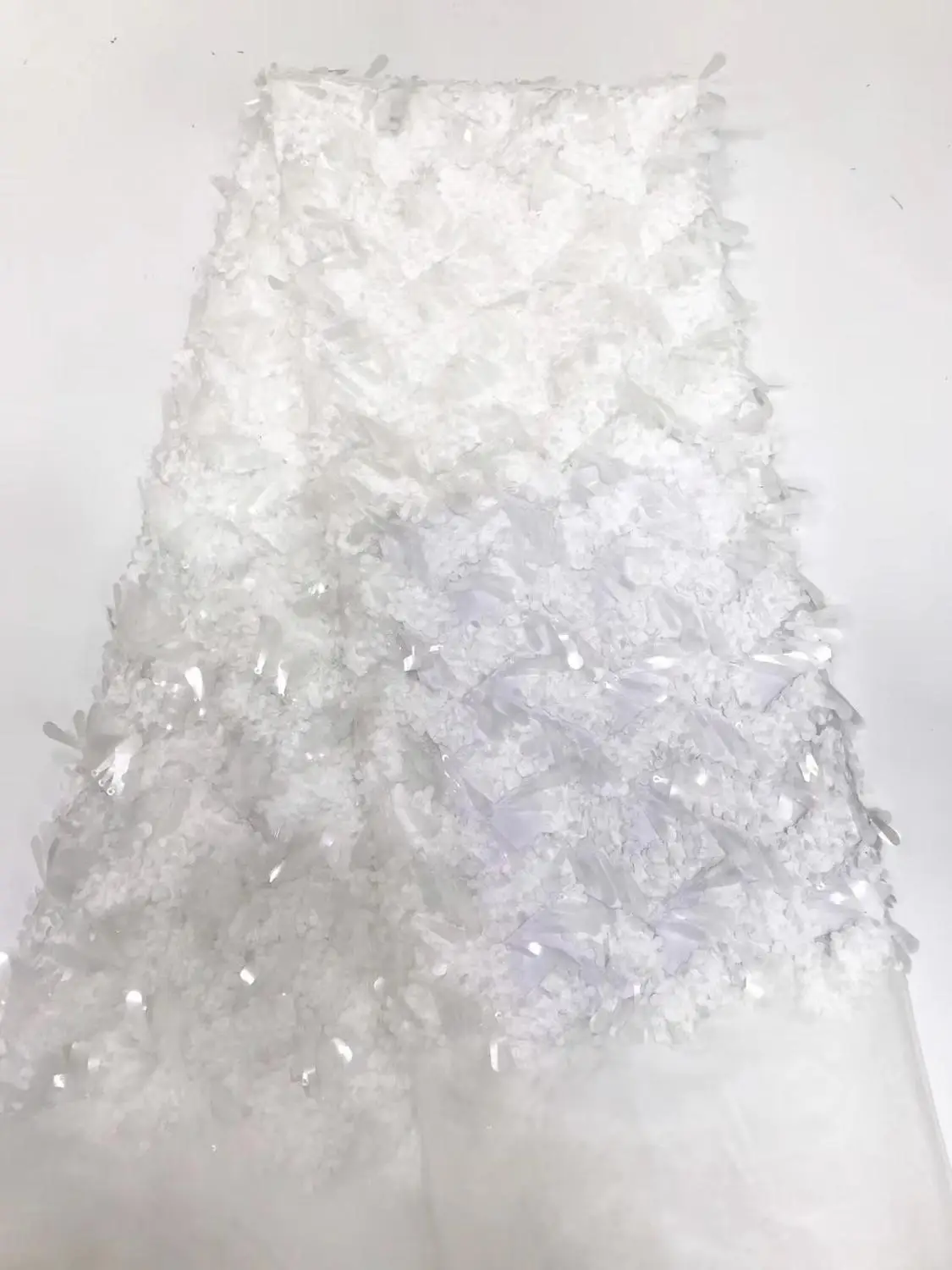 newest style with sequin Modern design French net lace fabric African sequins embroidery tulle for party dress | Дом и сад