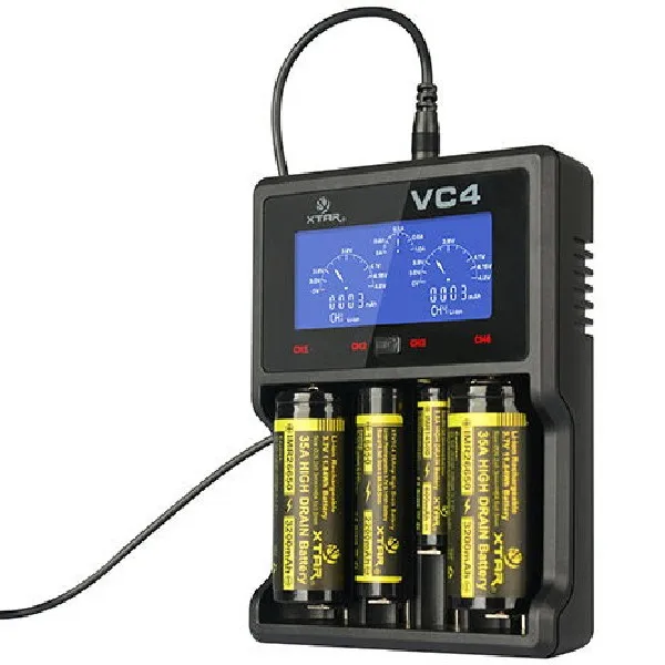 Зарядное устройство XTAR VC4 для Li ion/Ni Mh аккумуляторов (3 7V)|Зарядные устройства| |