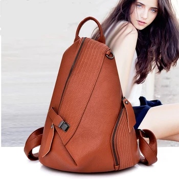 

Women Leather Backpack Black Daily Holiday Knapsack Casual Waterproof Women's Back Bag Female Travel Shoulder Bag Bagpack Preppy