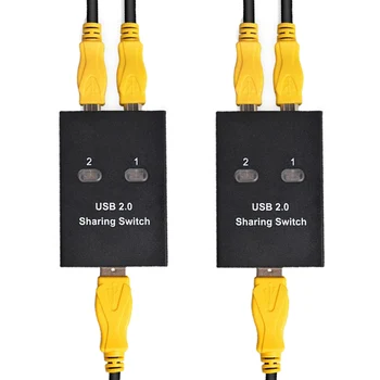 

USB HUB USB Auto Sharing Switch For 2 Computer sharing Printer Supports 2 computers to share 1 USB device