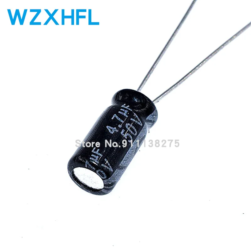 Aluminum Electrolytic Capacitor 50V 0.1UF 0.47UF 1UF 2.2UF 3.3UF 4.7UF 10UF 22UF 33 47 100 220 330 470 680 1000 2000 3300 4700UF