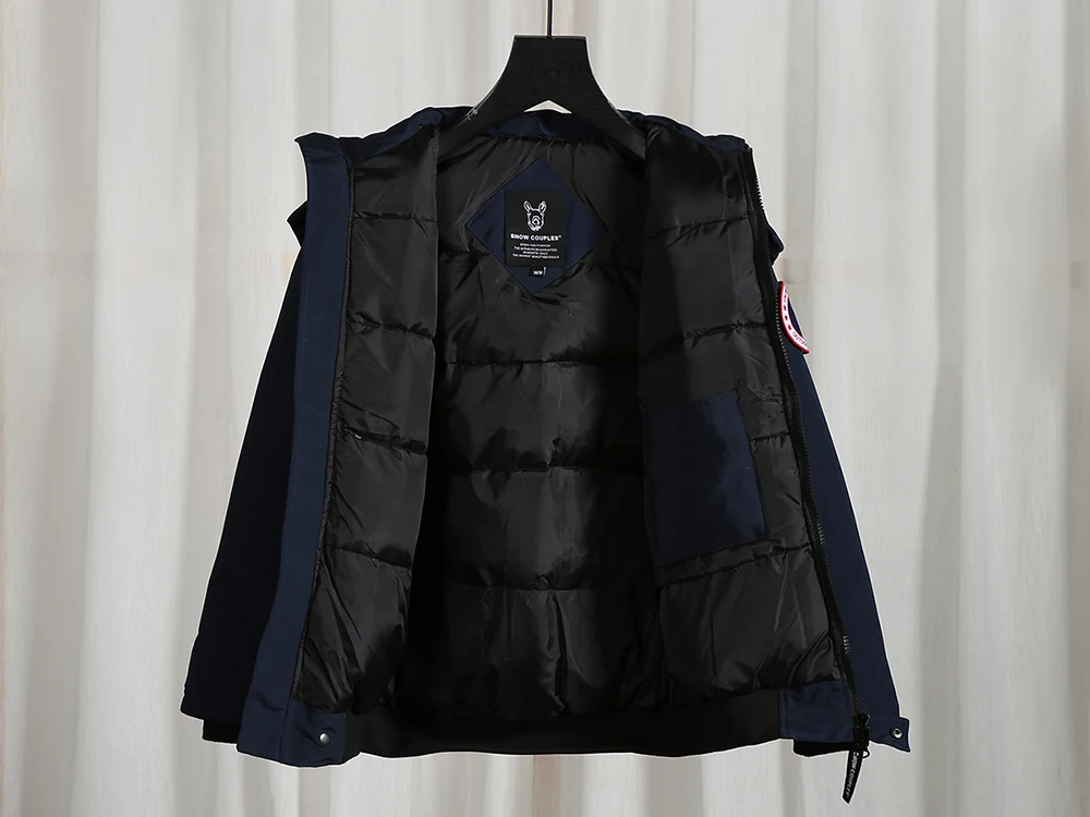 Короткий Мужской пуховик, утолщенная зимняя одежда-40 ℃, мужские пальто, Borden Bomber, Канада, водонепроницаемые уличные пальто с капюшоном