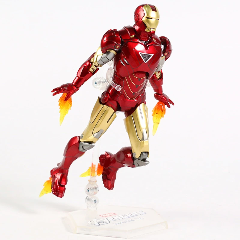 Iron Man 2 MK6 Mark VI 7'' Marvel MCU ZD Toys Tony Stark Action Figure