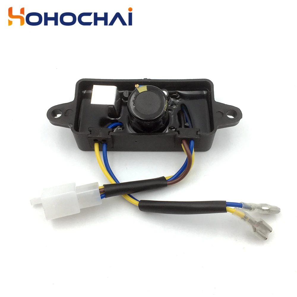 소형 가솔린 발전기용 AVR 자동 전압 조정기 안정기, 단상 6 전선, 250V/220uf, 168F GX160, 고품질 