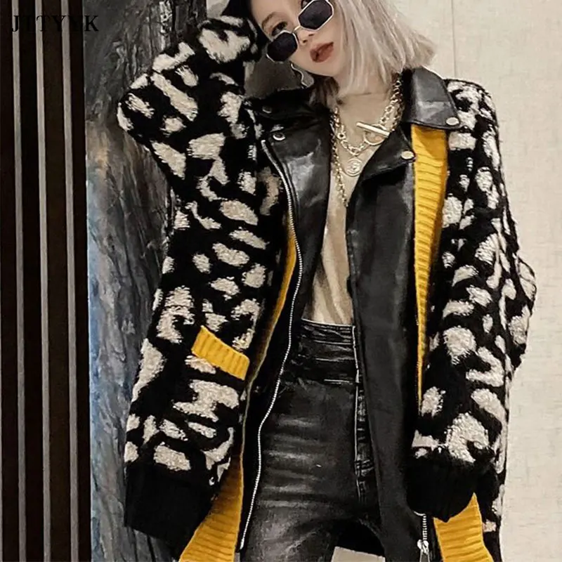 Mid-length Sweater Jacket Women 2020 Autumn Winter