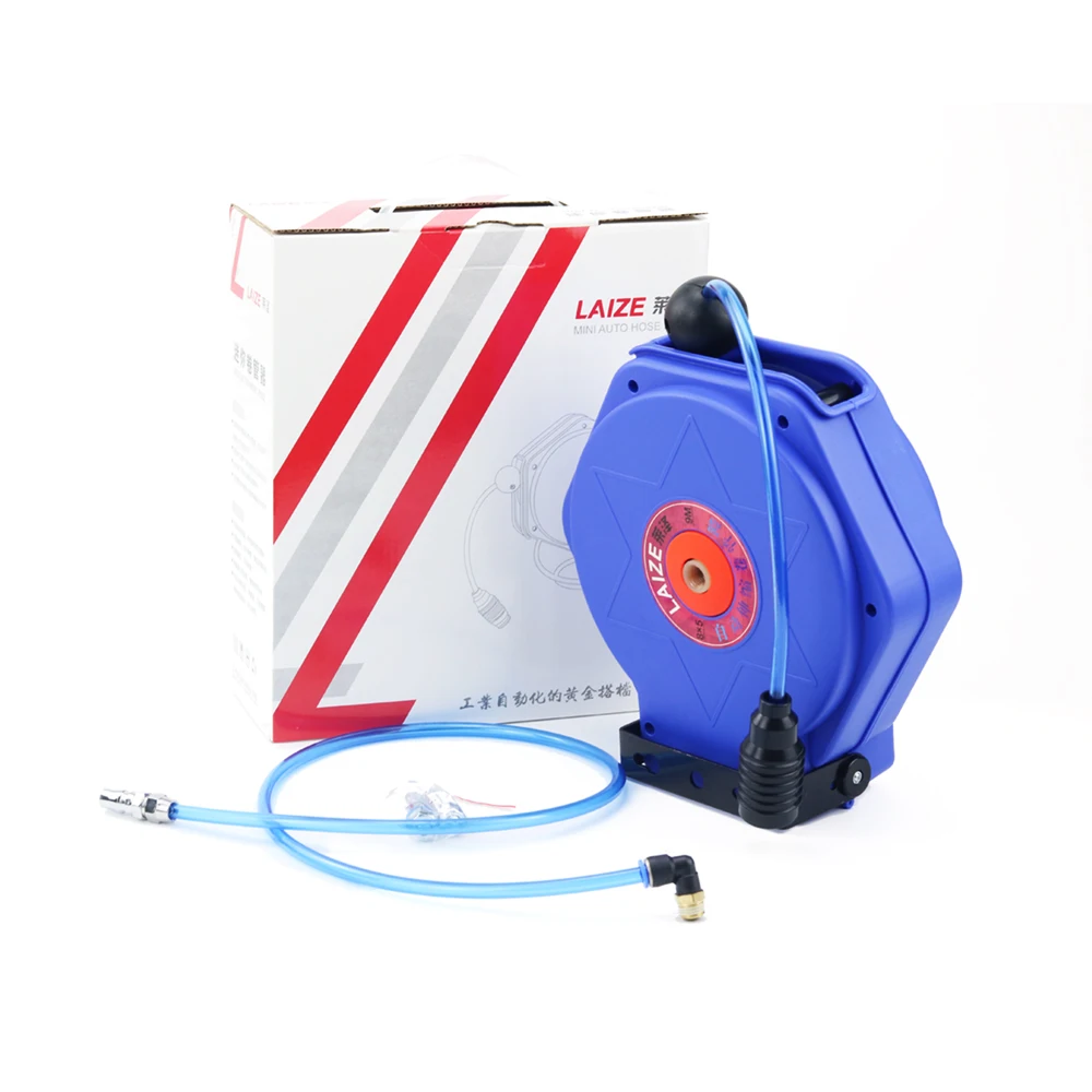 VEVOR 20M Retractable Air Hose Reel Wall-Mounted PVC Hose