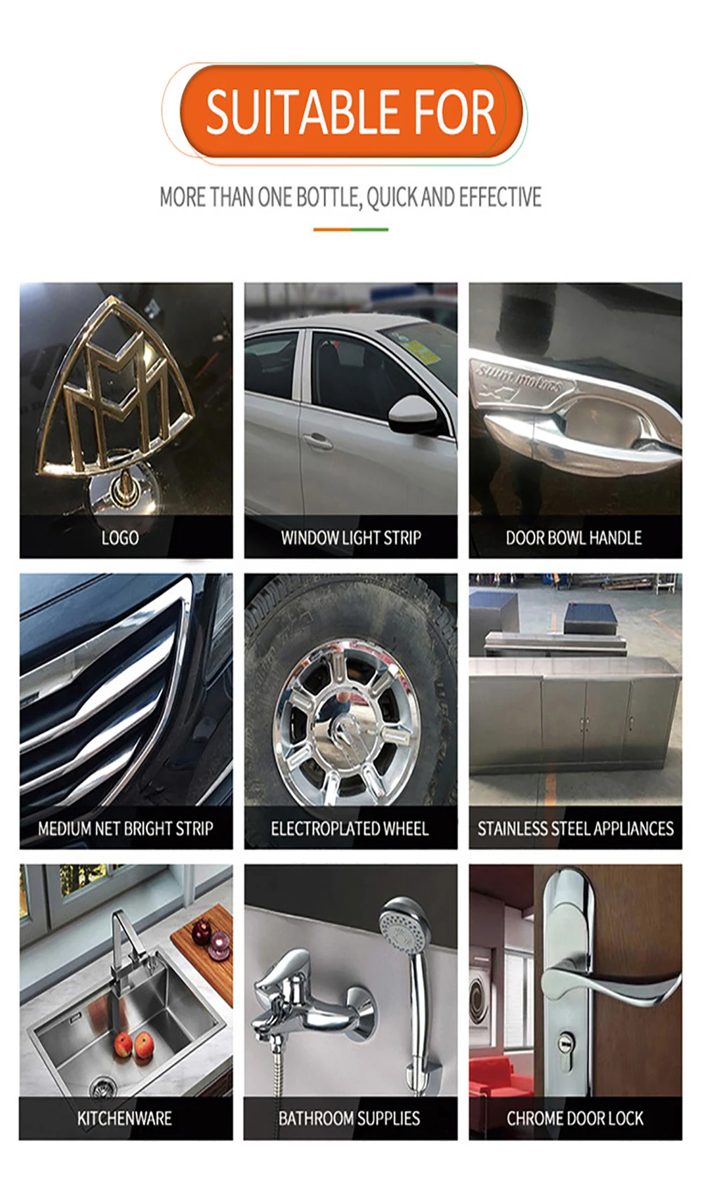 Модифицирующее средство для хромирования автомобиля, 20 мл, средство ...