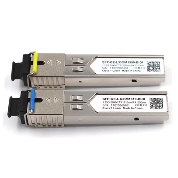

Pair of optical modules SFP 1.25g SC DDM 20km
