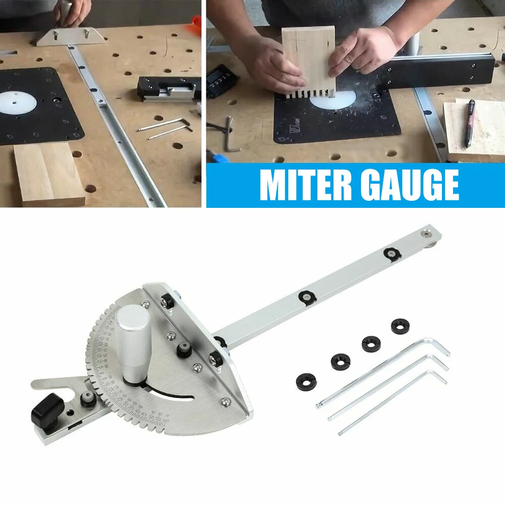 

Miter Gauge Router Sawing Accessories Rulers Durable for Woodworking DIY Tools L5