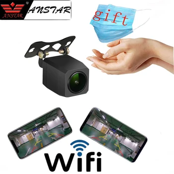 

ANSTAR Mini Rear View Camera WiFi Back Car Camera Waterproof Wide Angle Reverse Cam Night Vision Backup Parking Vehicle Dash Cam