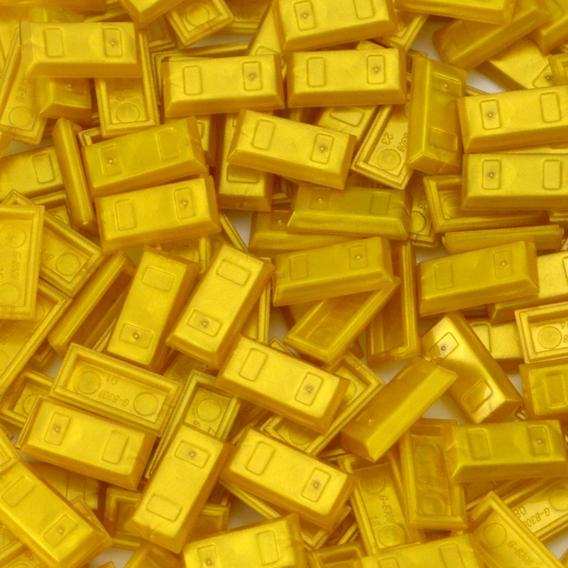 lego gold bar piece
