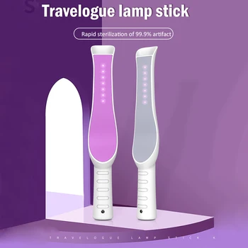 

Household Handheld LED UV Light UVC Disinfection Ultraviolet Lamp Portable Germicidal Sterilizer Light For Home Office Travel