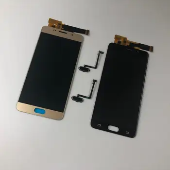 

For Samsung Galaxy A5 2016 A510 A510F A510FD A510M LCD Display Touch Screen Digitizer Assembly+Touch Fingerprint Home Button