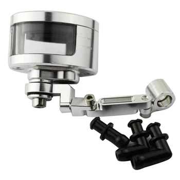 

New Part Foldable Motorcycle Brake Easy Install Clutch Tank Fluid Oil Reservoir Refit Lightweight Universal Support Bracket Cup