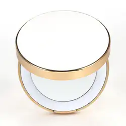 Мини светодиодный зеркало для макияжа с лампой USB зарядка круглые HD косметические зеркала для дома путешествия исходящий портативный вид
