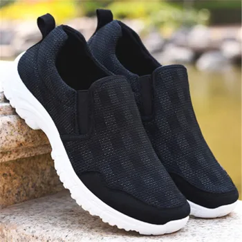

Breathable Men Sneakers Male Shoes Adult Black blue High Quality Comfortable Non-slip Soft Mesh Men Shoes Summer Spring Autumn