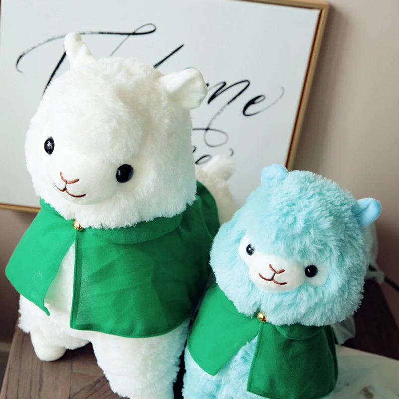 

25cm Colorful Alpaca Plush Dolls Baby Cute Animal Dolls Soft Cotton Stuffed Doll Home Soft Toys Sleeping Mate Stuffed Plush Toys