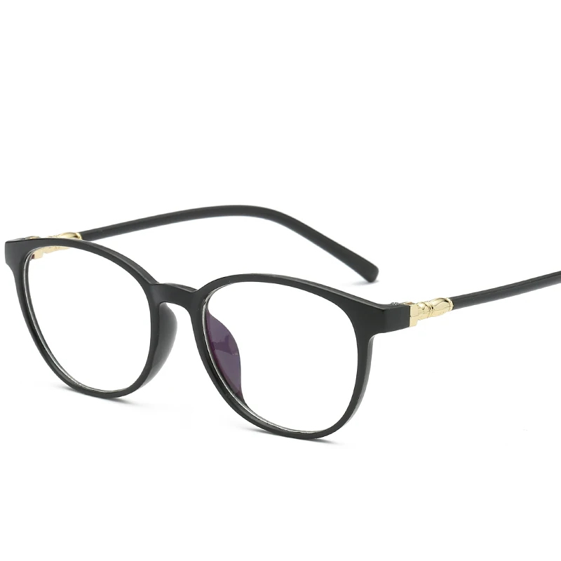 Модные женские очки дизайнерские трендовые брендовые трендовые плоские зеркальные очки прозрачные линзы для взрослых - Цвет оправы: Черный