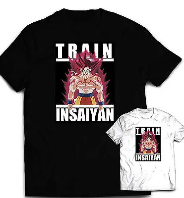 Train insaiyan футболка dragon ball z goku Мужская летняя брендовая хлопковая | одежда
