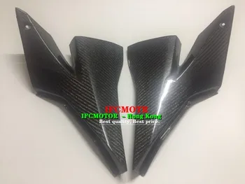 

Motorcycle Real Carbon Ciber For KAWASAKI ZX10R 04-05 2004 2005 Fuel tank Below Left and right small board