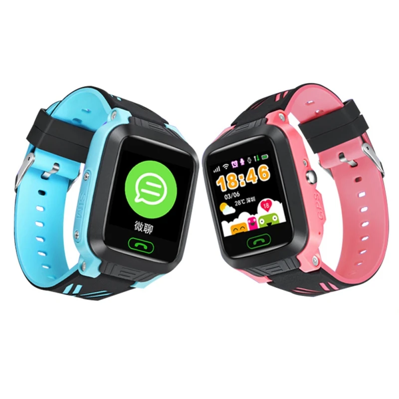 Android IOS Smart Watch GPS 2G SIM Calls Chat Anti-lost SOS Remote Safety Monitor For Kid Cutes