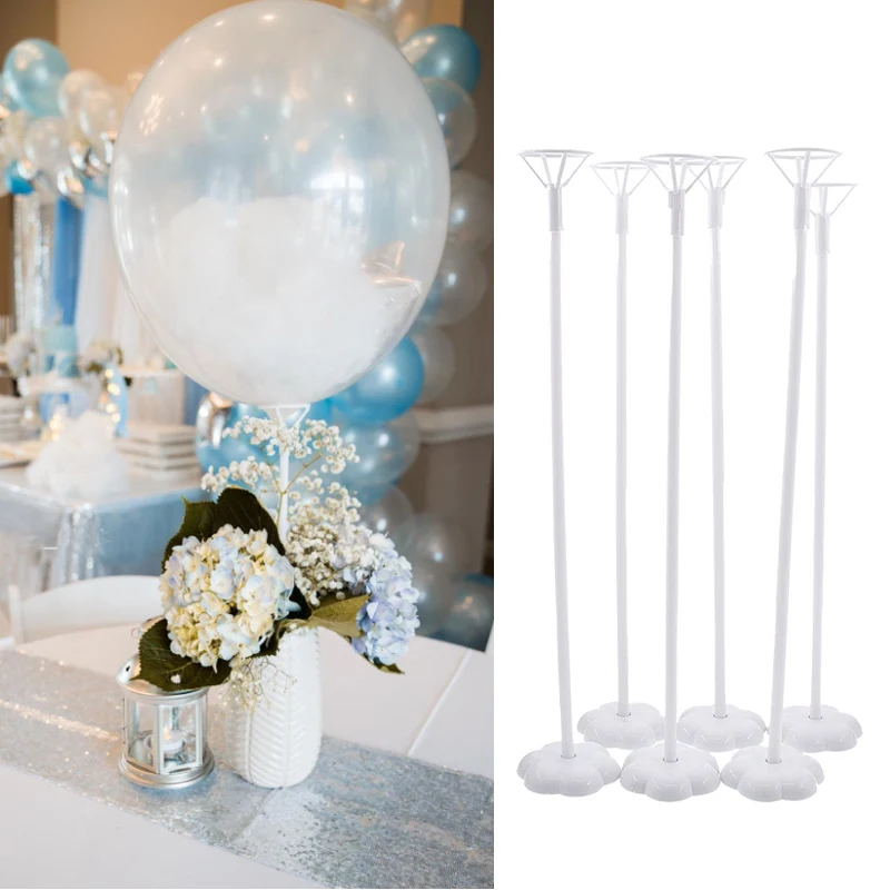 

CYUAN 1set Table Balloon Holder Centerpieces Ballons Column Stand Set For Wedding Decor Kids Birthday Party Baby Shower Supplies