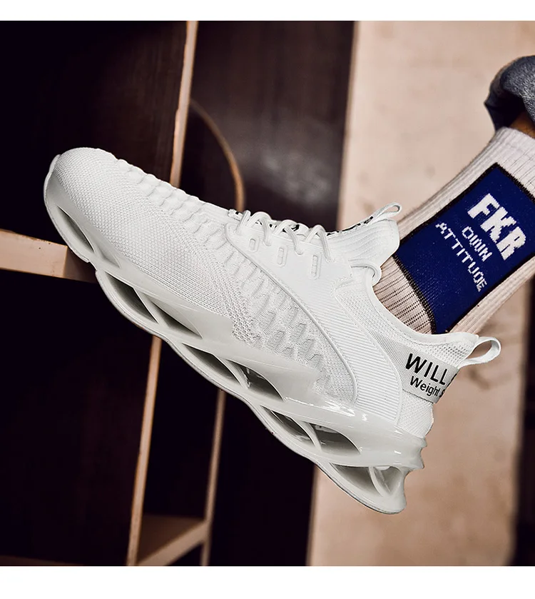 Модные Для мужчин кроссовки zapatillas hombre Deportiva; сезон весна-осень Для мужчин светильник из сетчатого материала; кроссовки для бега на открытом воздухе спортивная обувь кроссовки