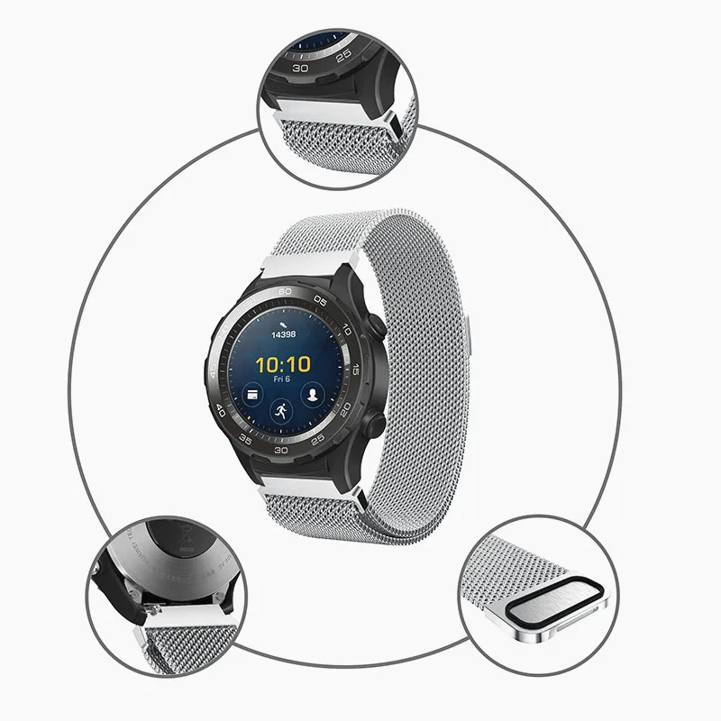 20 мм ремешок для samsung gear Sport S2 Frontier классический ремешок huami Amazfit ремешок Bip huawei Watch 2 Galaxy Watch Active