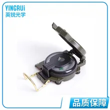 DC45-2A Высший сорт американский стиль металлический флип компас портативный открытый многоцелевой компас