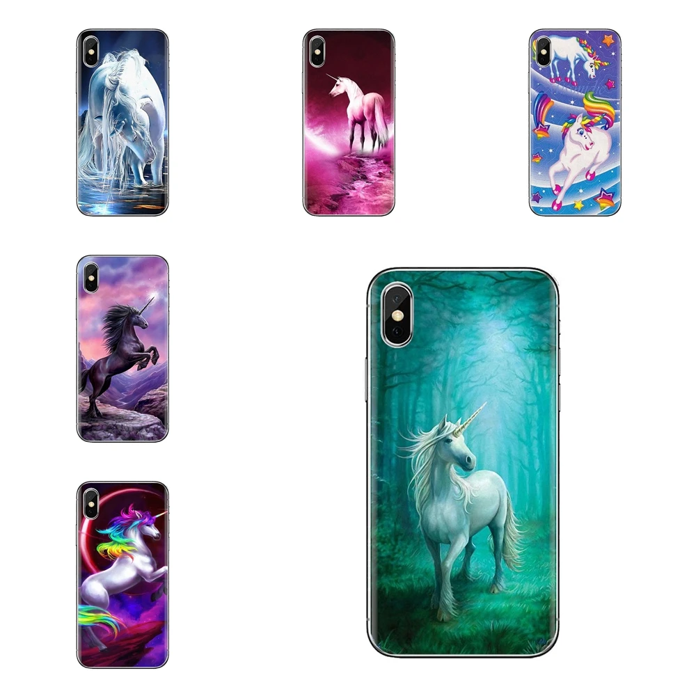Colorful Horse Unicorn Soft Transparent Shell Covers For Huawei Honor 5A LYO-L21 Y6 II Compact Y5 2 Y5II Mate 10 Lite Nova 2i 9i |