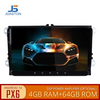 

JDASTON 2 DIN 9 Inch Car Multimedia Player For Volkswagen VW Passat POLO GOLF Jetta TOURAN Skoda Seat Leon GPS Navigaiton FM RDS