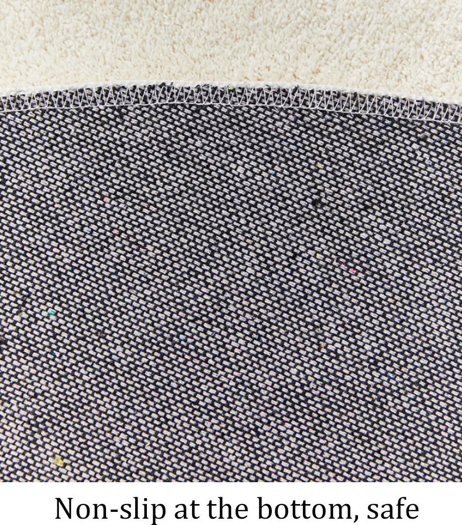 RFWCAK Round Carpet For Living Room Babys Play Mats Kids Crawling Rugs Bedroom Area Rug Enfant Tapete Para Sala Baby Room Decor