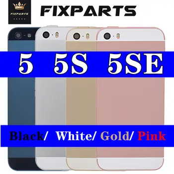 

For Apple iPhone 5 5G/5S/SE Back Battery Cover Rear Door Housing Case Middle Chassis Replacement For iPhone 5S/5SE Back Housing