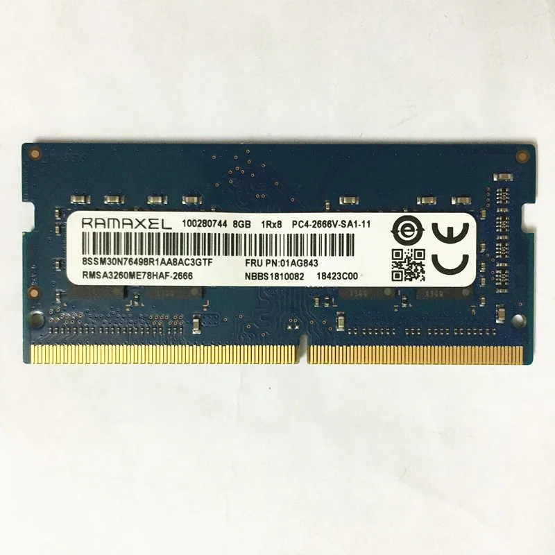 RAMAXEL DDR4-2666 8GB×5枚 計40GB RAMAXEL DDR4 8GB 2666 RAMS 8GB 1Rx8 PC4-2666V -SA1-11 ddr4 8gb