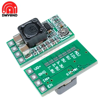 

MINI Buck Module 12V 24V to 5V 3A Green Converter Adjustable 97.5 Step Down Power Supply Module Voltage For Flight Control Car
