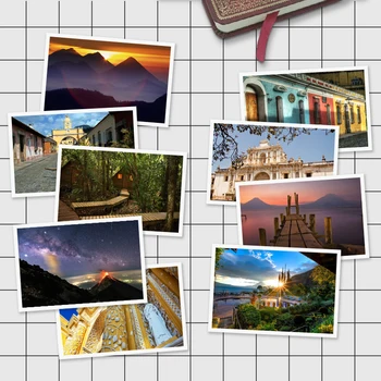 

Guatemala Natural Travel Wish Business Postcards Greeting Gift Birthday Party Invitation Postcard Set 30pcs Vintage Decoration