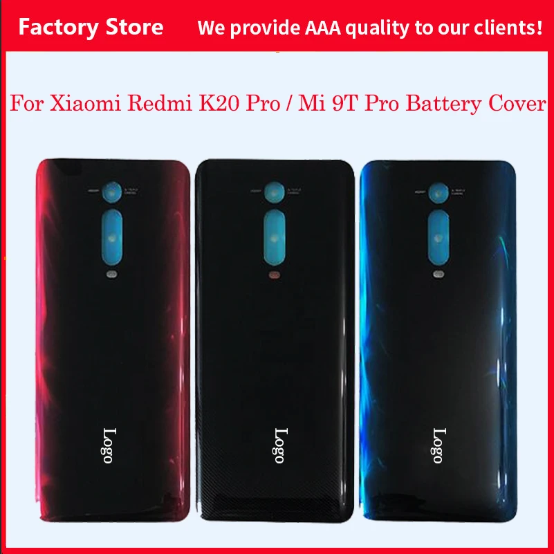 Задняя крышка аккумуляторного отсека для Xiaomi Redmi K20 Pro 9T стеклянная | Мобильные