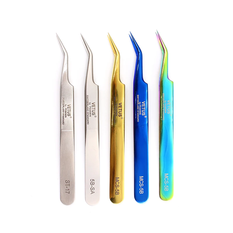 

VETUS MCS Eyelash Tweezer 3D/6D Volume Eyelash Extension blooming tweezers ST17 5BSA