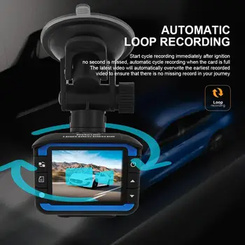 

Vehemo Radar Speed Detector Dash Camera Car DVR Russian&English Voice Traffic Alert for Lcd Display Screen Cra Recorder Camera