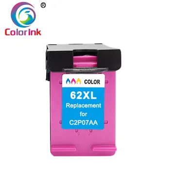 

ColoInk 62XL Refilled Ink Cartridge color for hp 62 XL hp62 for HP Envy 5640 OfficeJet 200 250 5540 5740 5542 7640 printer